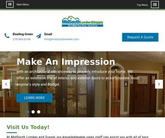 Midsouthlumber.com(MidSouth Lumber Supply) Screenshot