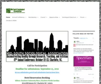 Midsouthsoc.org(Promoting Excellence in Teaching) Screenshot