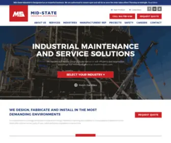 Midstateindustrialcorp.com(Mid-State) Screenshot