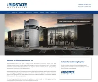 Midstatemechanical.com(Commercial HVAC Contractor Phoenix) Screenshot