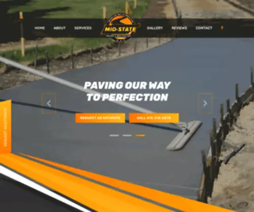 Midstatepavingtn.com(Mid-State Paving & Sealcoating) Screenshot