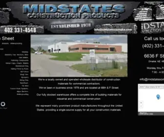 Midstatesconstructionproducts.com(Midstatesconstructionproducts) Screenshot