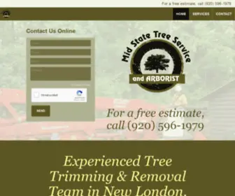 Midstatetreeservicewi.net(Tree Trimming) Screenshot