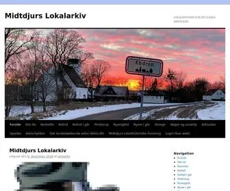 Midtdjurslokalarkiv.dk(Midtdjurs Lokalarkiv) Screenshot