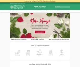 Midtown-Florist.com(FREE Flower Delivery Brooklyn) Screenshot