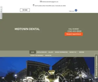 Midtowndentalhsv.com(Huntsville, AL Dentist) Screenshot