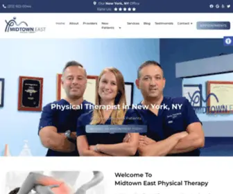 Midtowneastphysicaltherapy.com(Midtown East Physical Therapy) Screenshot