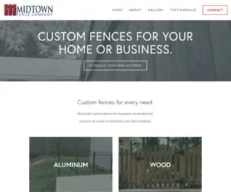 Midtownfencecompany.com(Midtown Fence Company) Screenshot