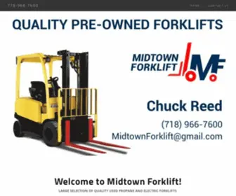 Midtownforklift.com(Used forklifts) Screenshot