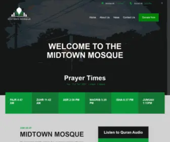 Midtownmosque.org(Allah o Akbar) Screenshot