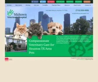 Midtownvethospital.com(Houston, TXVeterinarian) Screenshot