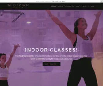 Midtownyogaraleigh.com(Midtown Yoga Studios) Screenshot