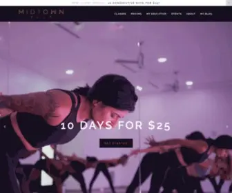 Midtownyogastudios.com(Midtown Yoga Studios) Screenshot