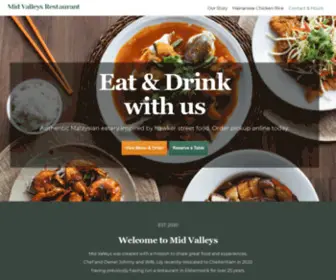 Midvalleysrestaurant.com.au(Mid Valleys) Screenshot