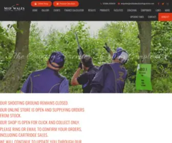 Midwalesshootingcentre.com(Clay Pigeon Shooting) Screenshot