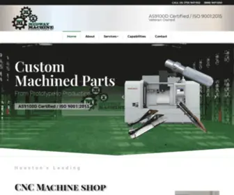 Midway-Machine.com(Houston CNC Machine shop) Screenshot