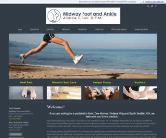 Midwayfootandankle.com(Kent Podiatrist) Screenshot