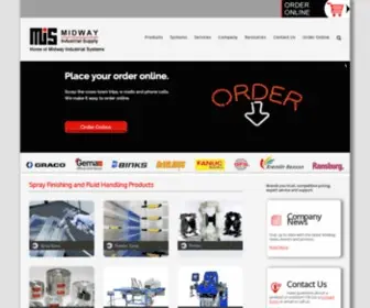 Midwayis.com(Midway Industrial Supply) Screenshot