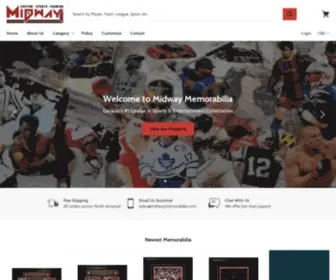 Midwaymemorabilia.com(Midway Memorabilia) Screenshot