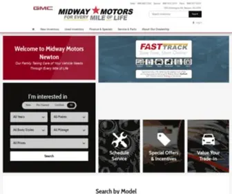 Midwaymotorsnewton.com(Midway Motors of Newton Buick GMC) Screenshot