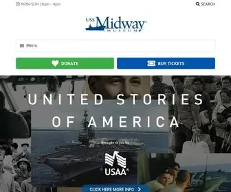 Midway.org(USS Midway Aircraft Carrier) Screenshot