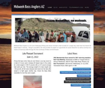 Midweekbassaz.com(Midweek Bass Anglers AZ) Screenshot
