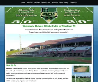 Midwestaf.com(Midwest Athletic Fields Watertown WI) Screenshot