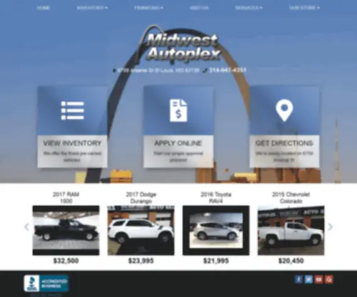 Midwestautoplex.com(Used Cars St Louis MO) Screenshot