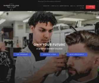 Midwestbarbercollege.com(Midwest Barber College) Screenshot