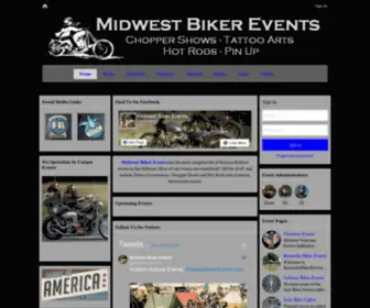 Midwestbikerevents.com(Midwest Biker Events) Screenshot