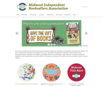 Midwestbooksellers.org(Midwest Independent Booksellers Association) Screenshot