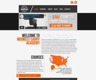 Midwestcarryacademy.com(Permit to Carry MN Courses and Classes) Screenshot