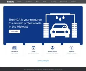 Midwestcarwash.com(Midwest Carwash Association) Screenshot