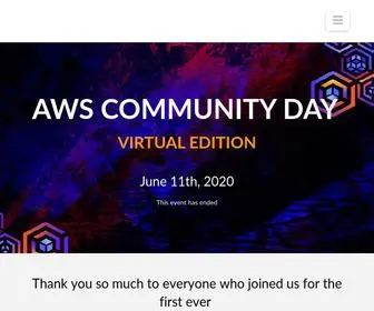 Midwestcommunityday.com(AWS Community Day Midwest) Screenshot