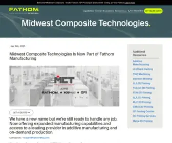 Midwestcomposite.com(Midwest Composite Technologies) Screenshot