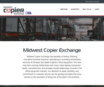 Midwestcopier.com(Midwest Copier Exchange) Screenshot