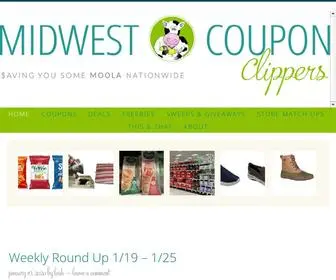 Midwestcouponclippers.net(Cudding Coupons and Saving You Some Moolah) Screenshot