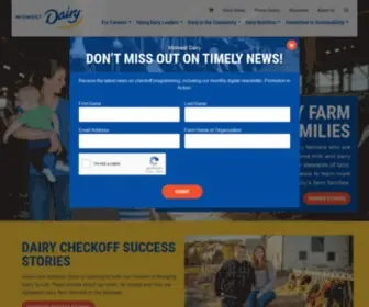 Midwestdairy.com(Midwest Dairy) Screenshot
