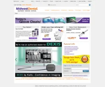 Midwestdental.com(Midwest Dental Equipment) Screenshot