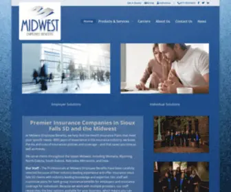Midwestemployeebenefits.com(Insurance Company in Sioux Falls) Screenshot
