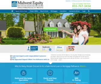 Midwestequityonline.com(Midwest Equity Mortgage) Screenshot