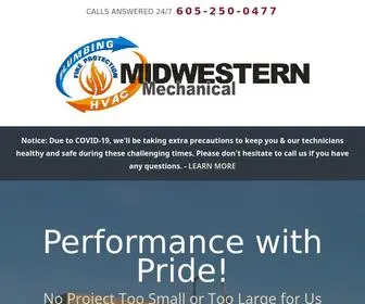 Midwesternmechrc.com(Rapid City Plumber & HVAC Contractor) Screenshot