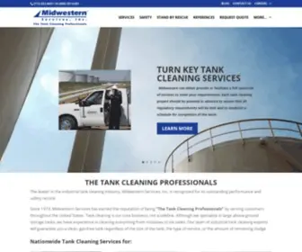 Midwesternservices.com(Industrial Tank Cleaning) Screenshot