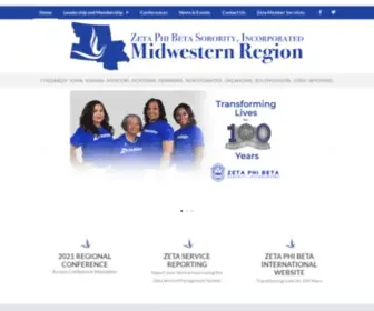 Midwesternzetas.org(MIDWESTERN REGION ZETAS) Screenshot