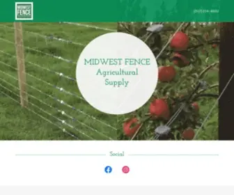 Midwestfencemn.com(Agricultural fence and exclusion fencing to meet all your needs. MIDWEST FENCE) Screenshot