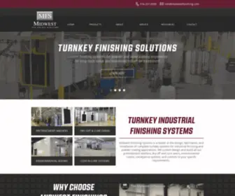 Midwestfinishing.com(Powder Coating Systems) Screenshot