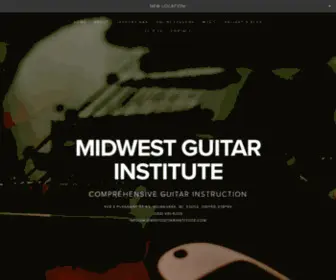 Midwestguitarinstitute.com(Midwest Guitar Institute) Screenshot