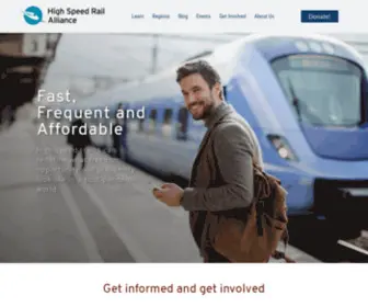 Midwesthsr.org(High Speed Rail Alliance) Screenshot