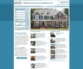 Midwestici.com(Midwest Insurance Consultants) Screenshot