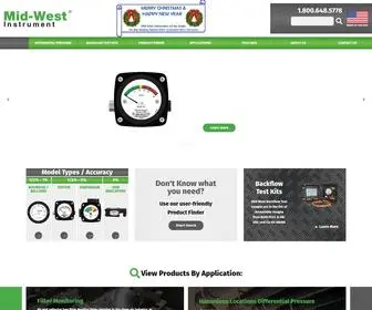 Midwestinstrument.com(Mid-West Instrument) Screenshot